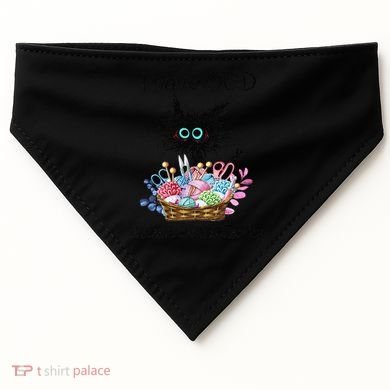 I Have OCD Obsessive Crochet Disorder Funny Cat USA-Made Doggie Bandana