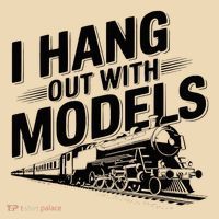 I Hang Out With Models Conductor Model Train Railway Tote Bag thumb 4