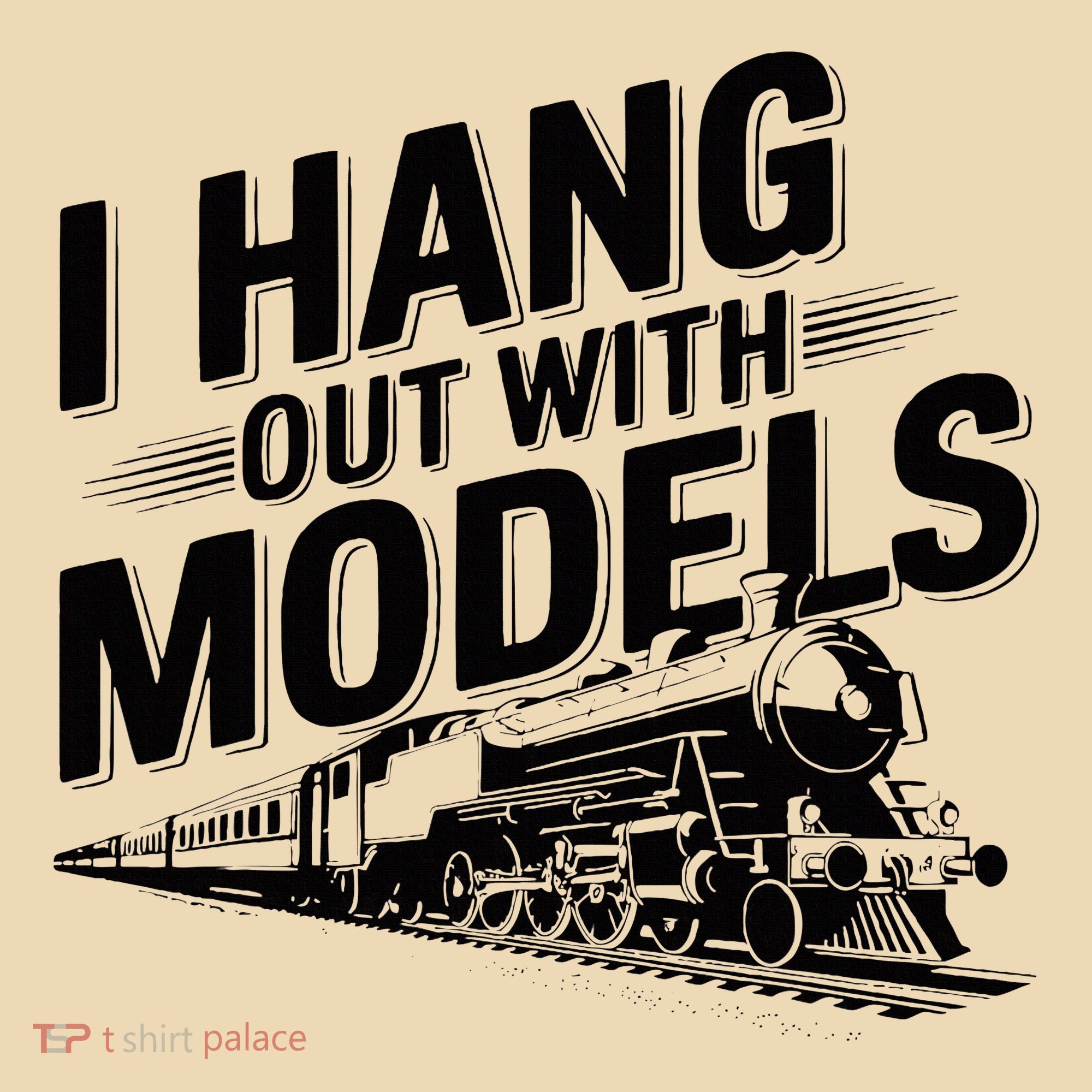 I Hang Out With Models Conductor Model Train Railway Tote Bag