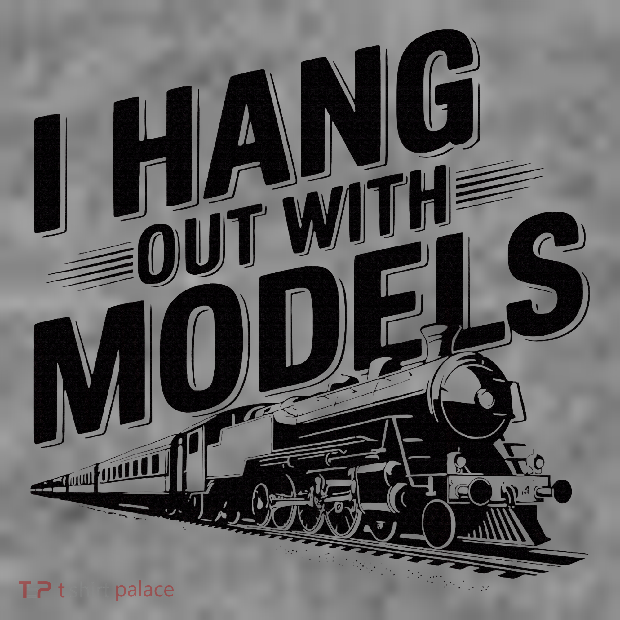I Hang Out With Models Conductor Model Train Railway Toddler Hoodie