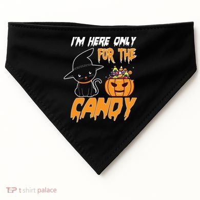 I'm Here Only For The Candy USA-Made Doggie Bandana