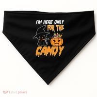 I'm Here Only For The Candy USA-Made Doggie Bandana thumb 0