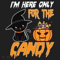 I'm Here Only For The Candy Golf Towel thumb 3
