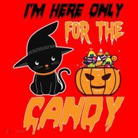 I'm Here Only For The Candy Santa Hat thumb 1