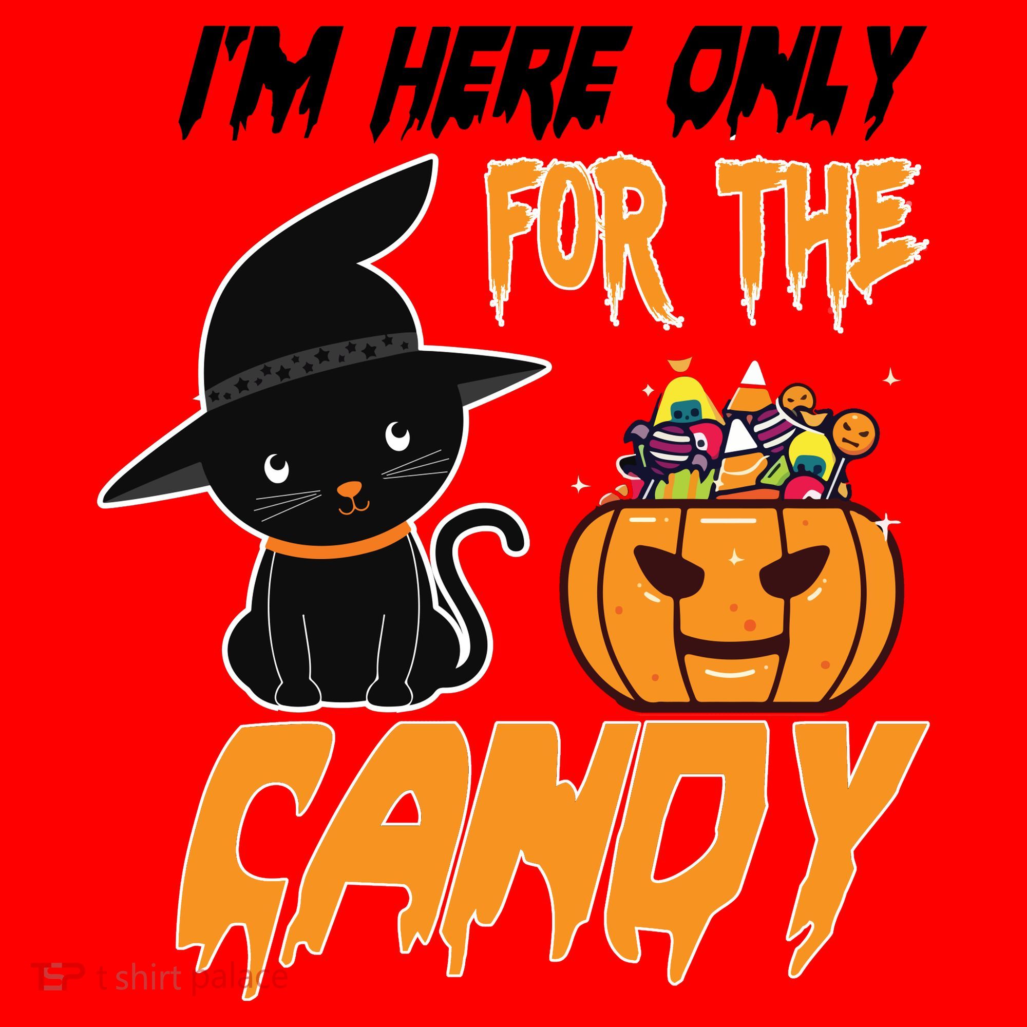 I'm Here Only For The Candy Santa Hat