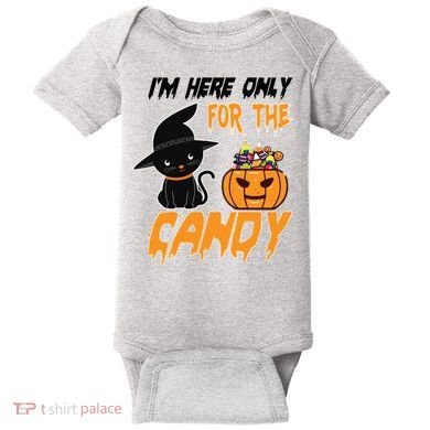I'm Here Only For The Candy Baby Bodysuit