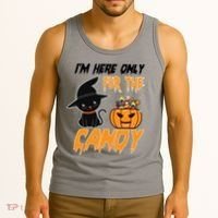 I'm Here Only For The Candy Tank Top thumb 3