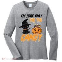 I'm Here Only For The Candy Women's Long Sleeve Shirt thumb 0