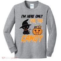 I'm Here Only For The Candy Kids Long Sleeve Shirt thumb 0