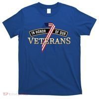 In Honor Of Our Veterans Day Thank You For Your Service Cool Gift T-Shirt thumb 0