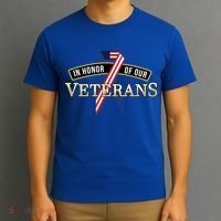In Honor Of Our Veterans Day Thank You For Your Service Cool Gift T-Shirt thumb 3