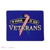 In Honor Of Our Veterans Day Thank You For Your Service Cool Gift Mousepad thumb 0