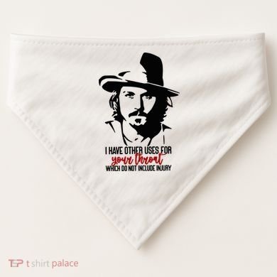 I Have Other Uses For Your Throat Which Do Not Include Injury USA-Made Doggie Bandana