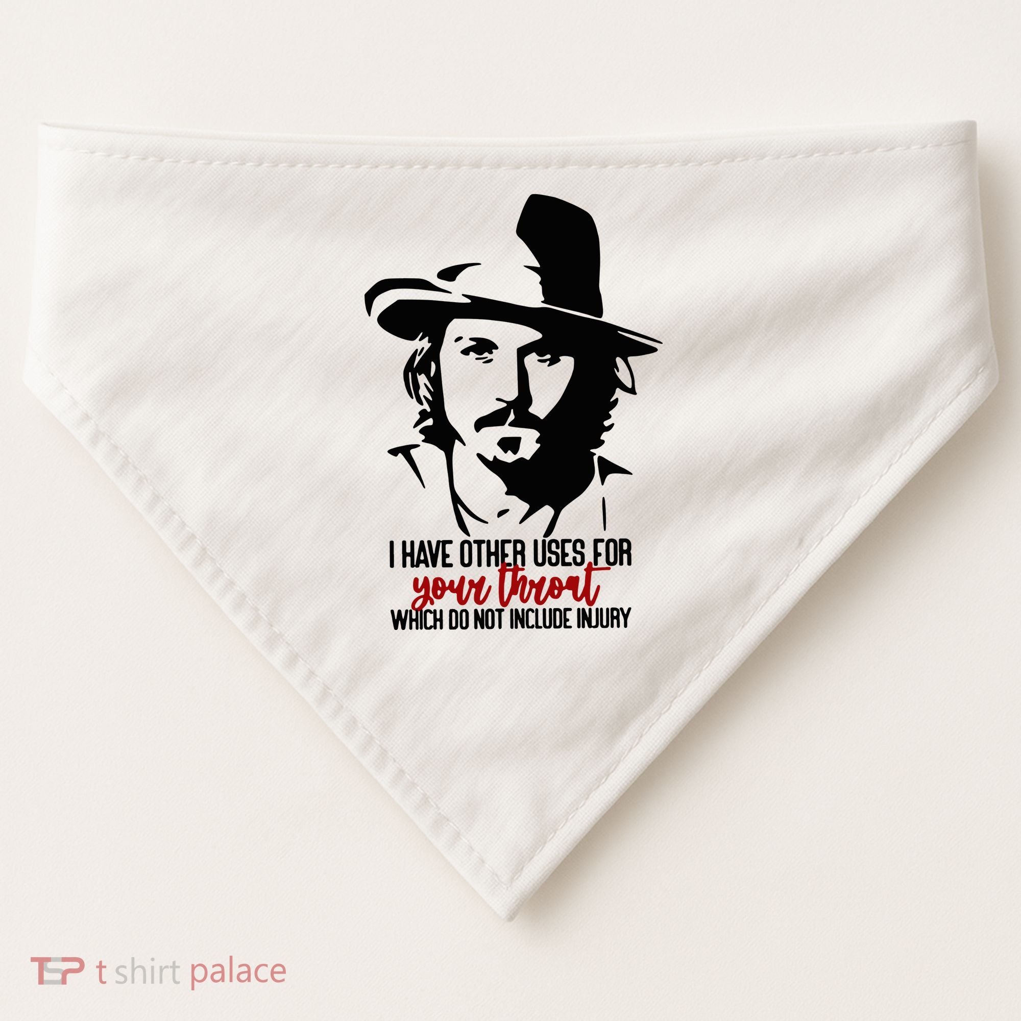 I Have Other Uses For Your Throat Which Do Not Include Injury USA-Made Doggie Bandana