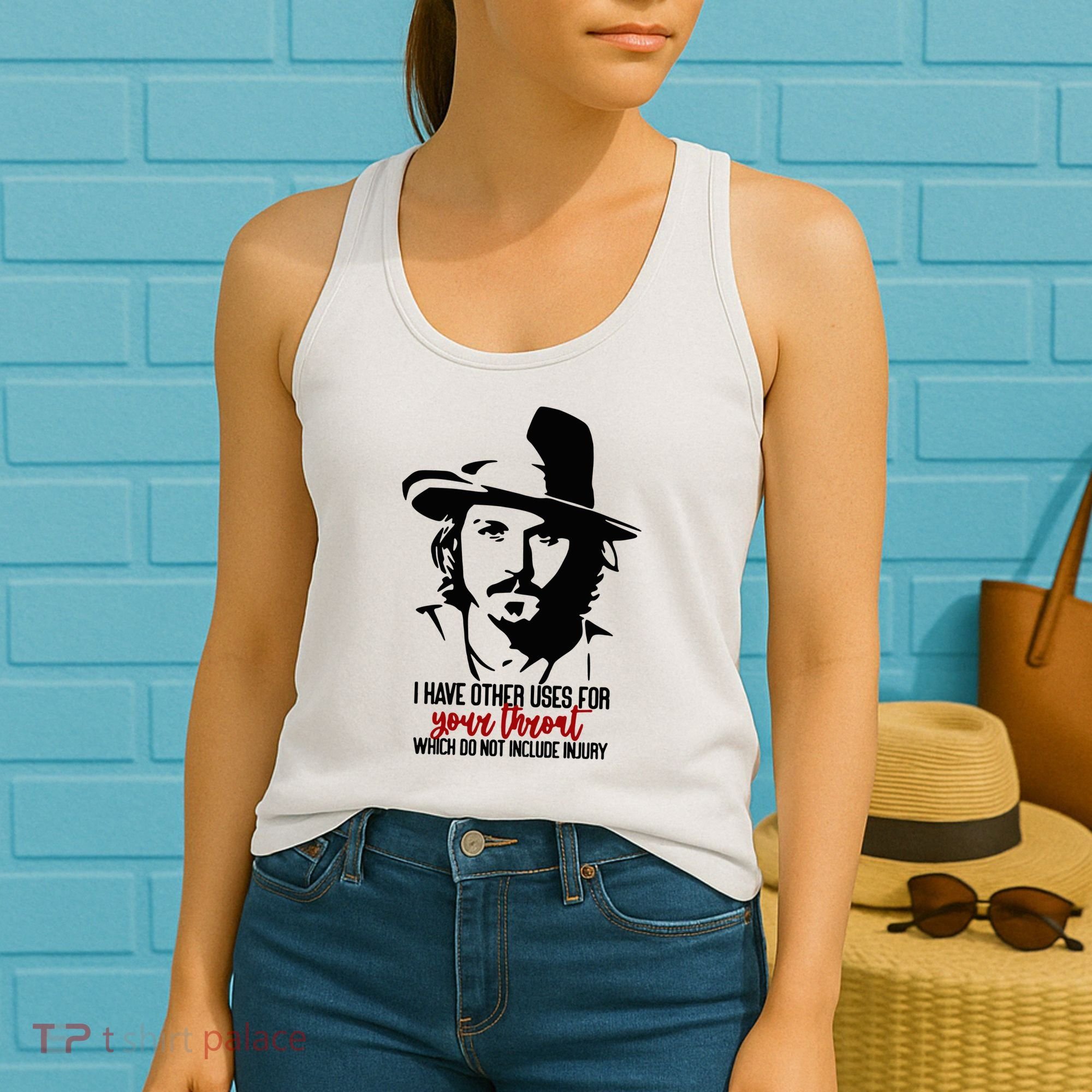 I Have Other Uses For Your Throat Which Do Not Include Injury Women's Tank Top