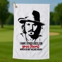 I Have Other Uses For Your Throat Which Do Not Include Injury Golf Towel thumb 1