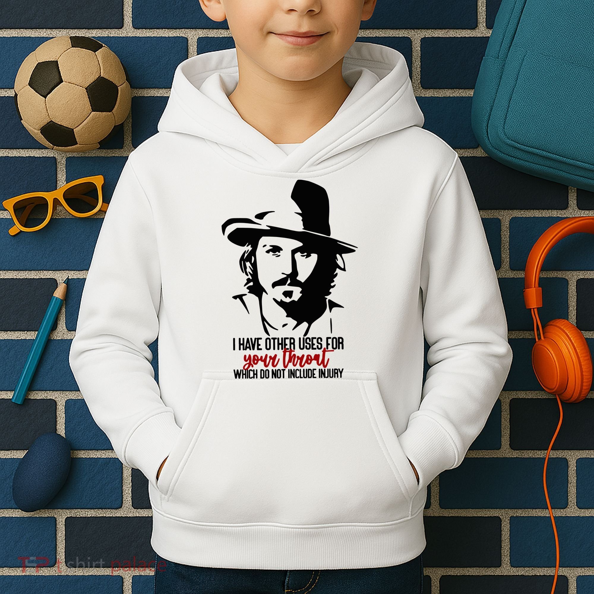 I Have Other Uses For Your Throat Which Do Not Include Injury Kids Hoodie