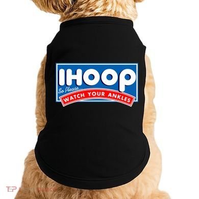 ihoop I Hoop So Please Watch Your Ankles Funny Basketball Doggie Tank