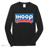 ihoop I Hoop So Please Watch Your Ankles Funny Basketball Long Sleeve Shirt thumb 0