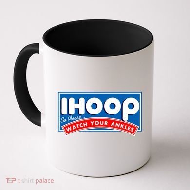 ihoop I Hoop So Please Watch Your Ankles Funny Basketball Coffee Mug
