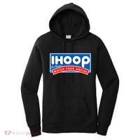 ihoop I Hoop So Please Watch Your Ankles Funny Basketball Women's Hoodie thumb 0