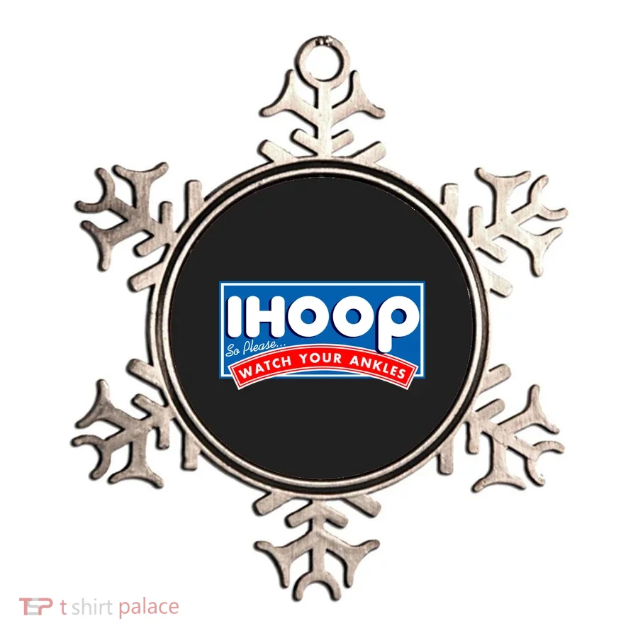 ihoop I Hoop So Please Watch Your Ankles Funny Basketball Ornament