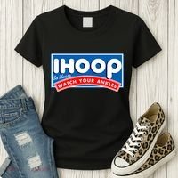 ihoop I Hoop So Please Watch Your Ankles Funny Basketball Women's T-Shirt thumb 3