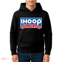ihoop I Hoop So Please Watch Your Ankles Funny Basketball Kids Hoodie thumb 4