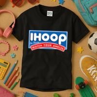 ihoop I Hoop So Please Watch Your Ankles Funny Basketball Kids T-Shirt thumb 3
