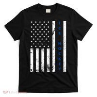 Ice Hockey Proud Usa Flag Vintage Ice Hockey T-Shirt thumb 0