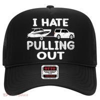 I Hate Pulling Out Retro Boating Boat Captain Cool Gift Hat thumb 0