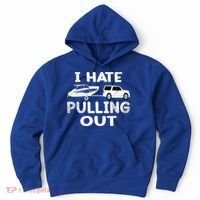 I Hate Pulling Out Retro Boating Boat Captain Cool Gift Hoodie thumb 0