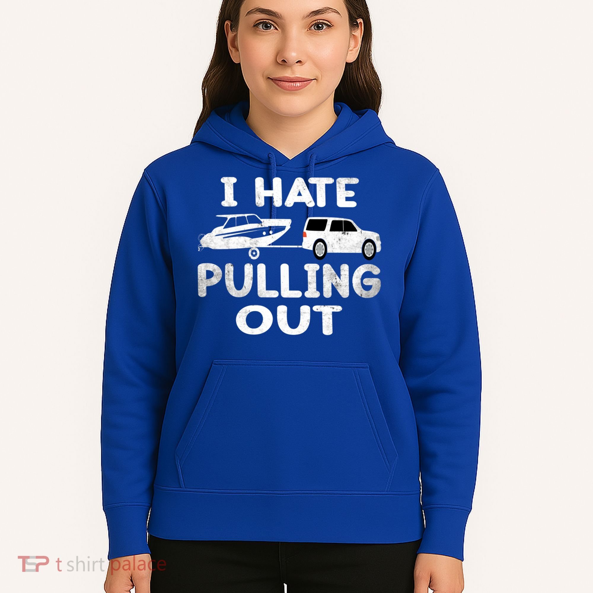I Hate Pulling Out Retro Boating Boat Captain Cool Gift Hoodie