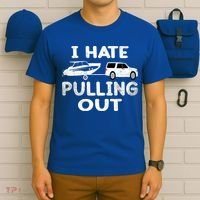 I Hate Pulling Out Retro Boating Boat Captain Cool Gift T-Shirt thumb 6