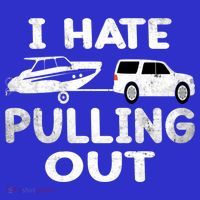I Hate Pulling Out Retro Boating Boat Captain Cool Gift Coaster thumb 2