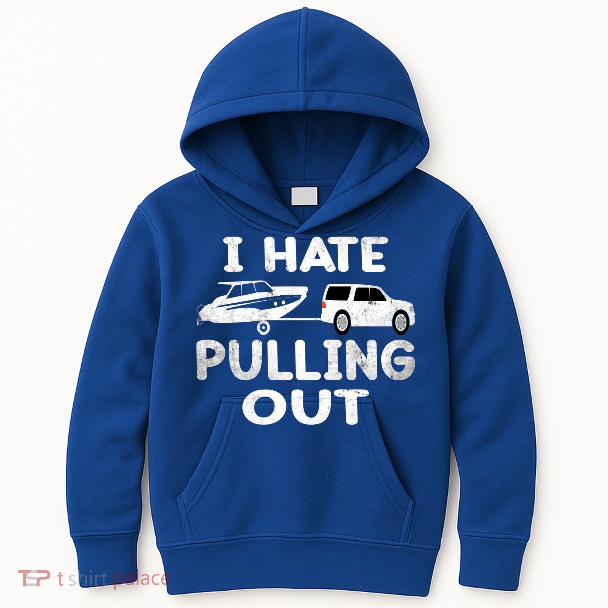 I Hate Pulling Out Retro Boating Boat Captain Cool Gift Kids Hoodie