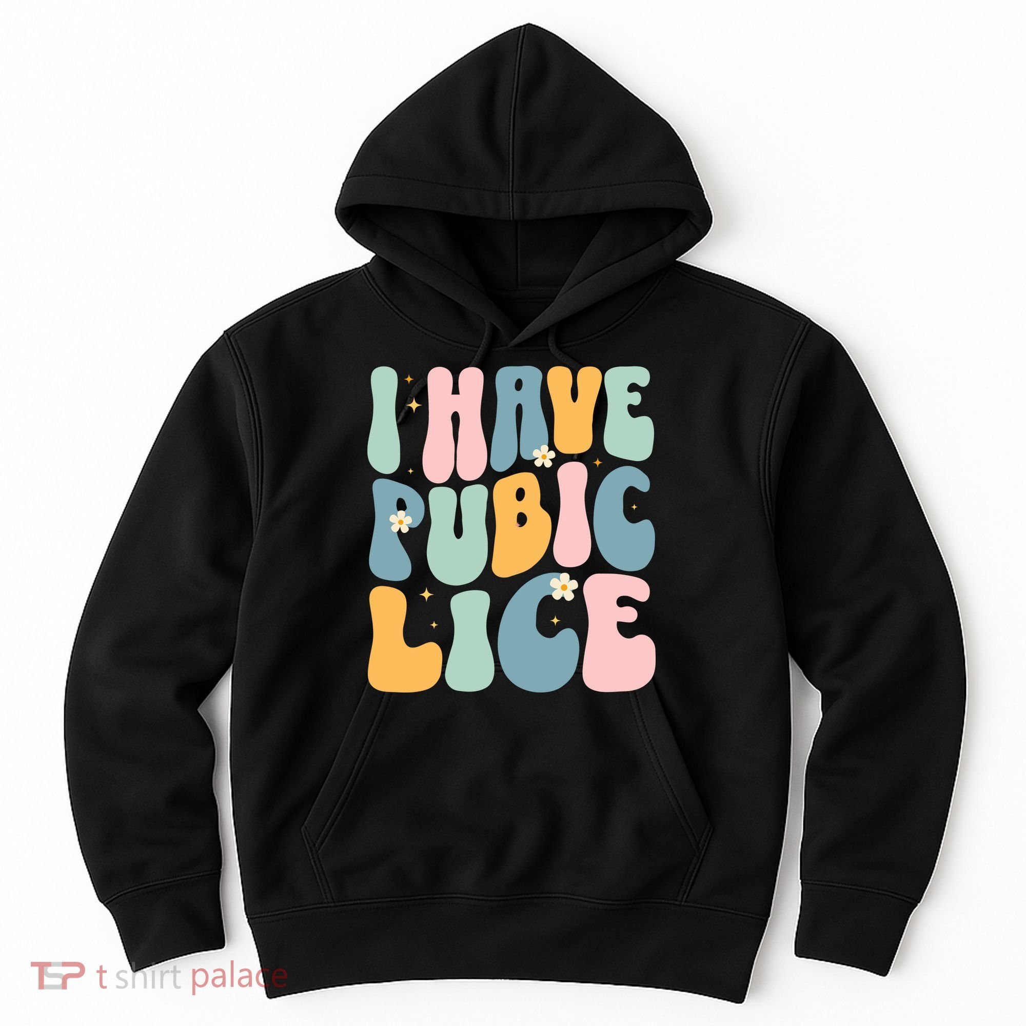 I Have Pubic Lice Funny Offensive Inappropriate Meme Hoodie