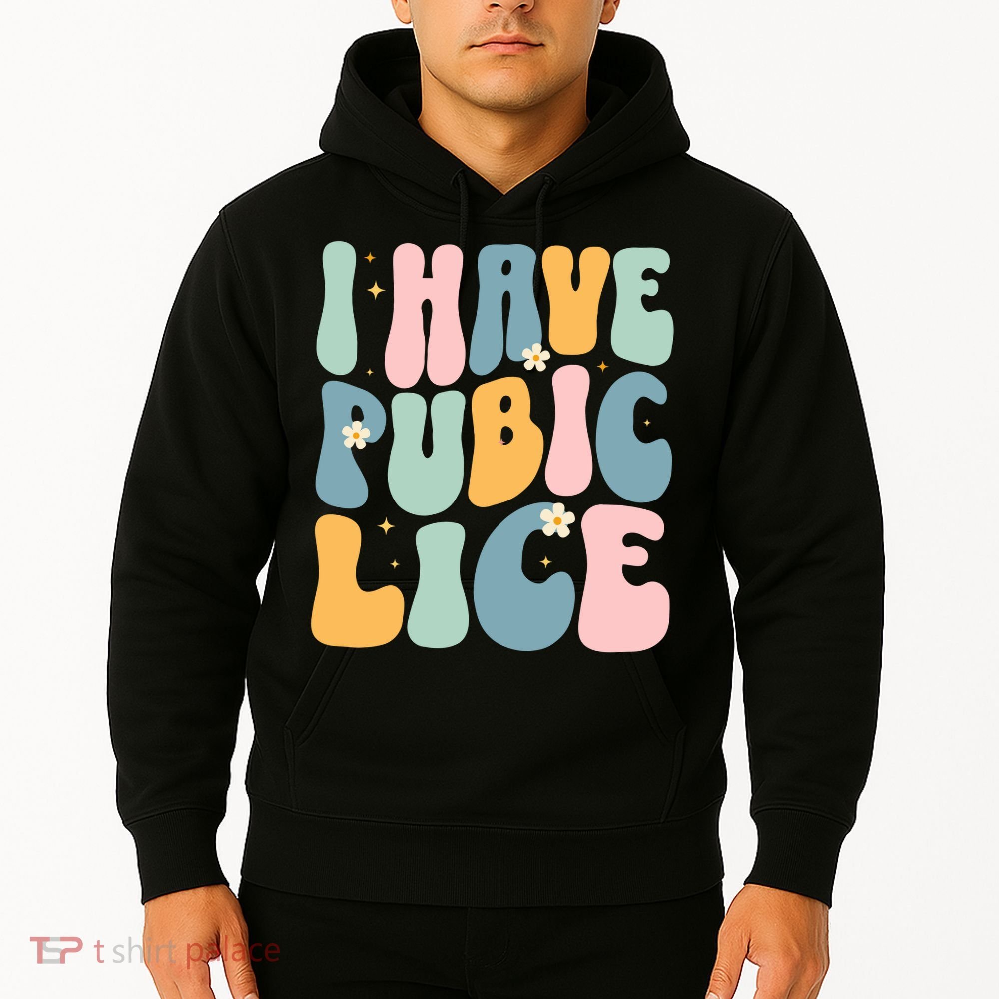 I Have Pubic Lice Funny Offensive Inappropriate Meme Hoodie