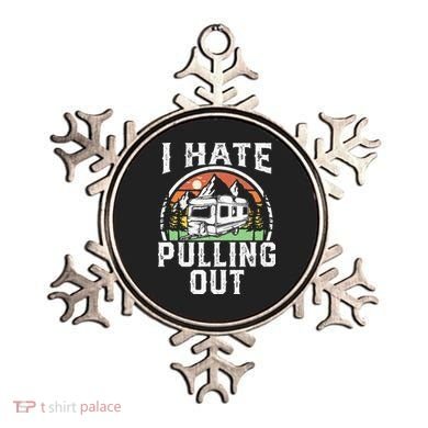 I Hate Pulling Out Funny Camper RV Camping Trailer Gift Ornament