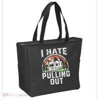 I Hate Pulling Out Funny Camper RV Camping Trailer Gift Tote Bag thumb 2