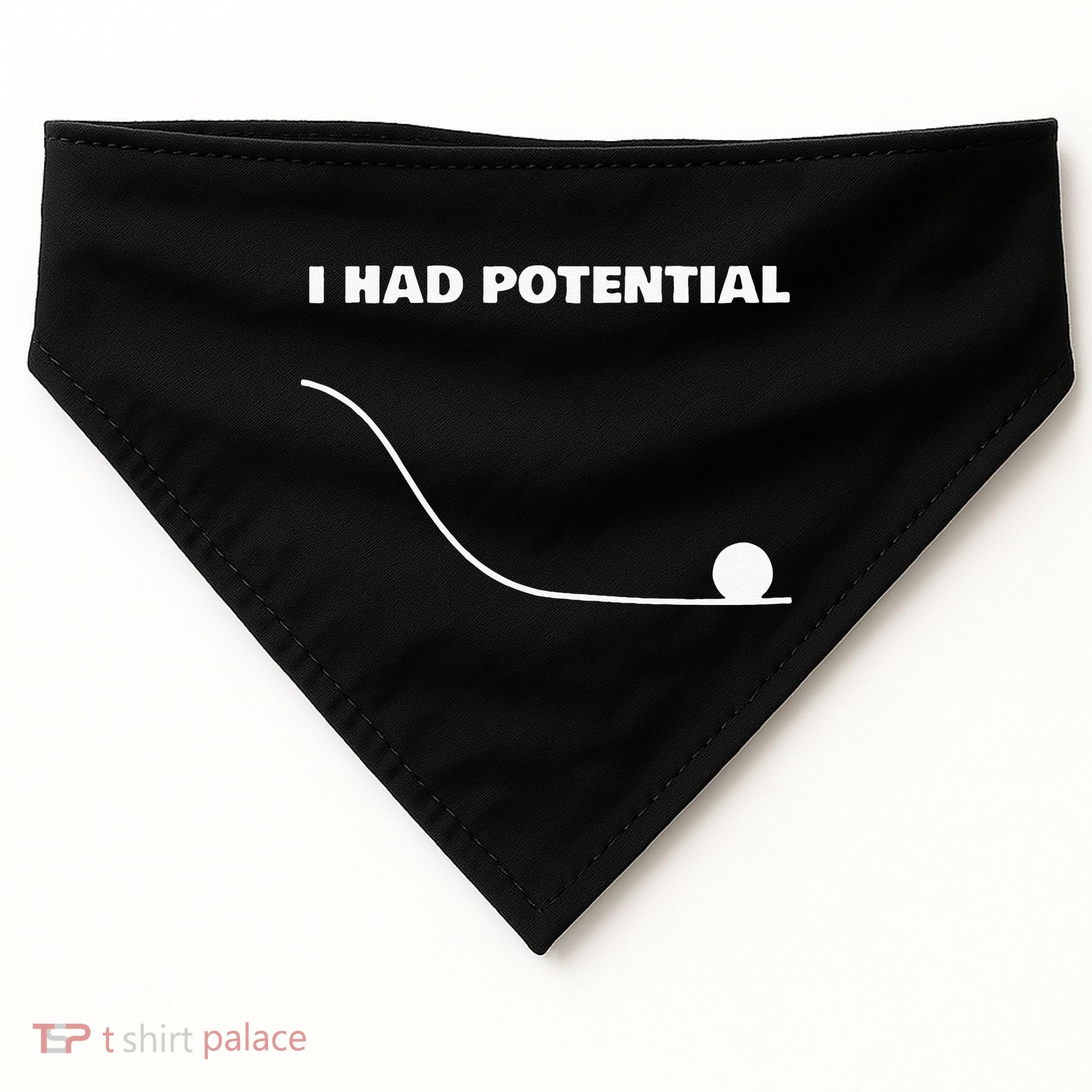 I Had Potential For Men Women Funny Physics Science USA-Made Doggie Bandana