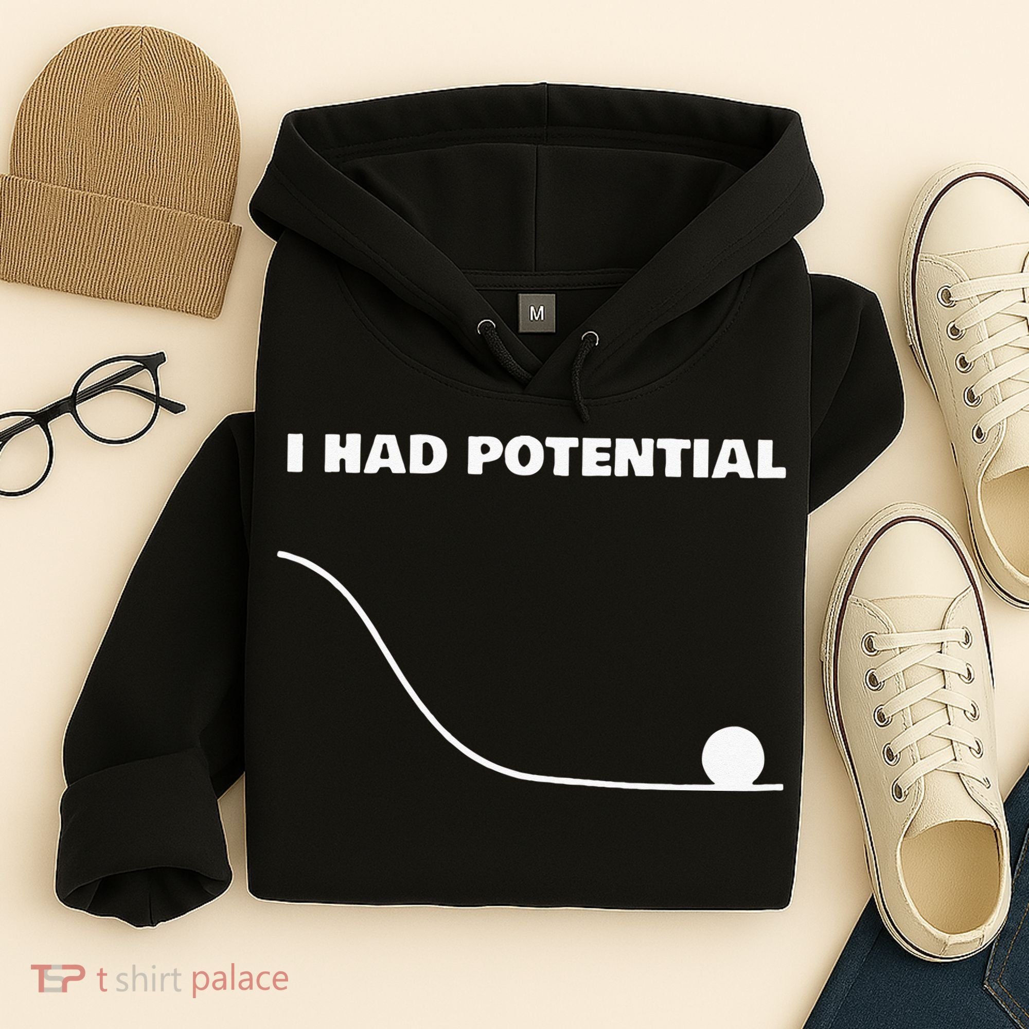 I Had Potential For Men Women Funny Physics Science Hoodie