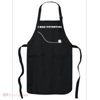 I Had Potential For Men Women Funny Physics Science Apron thumb 0