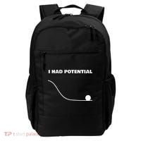 I Had Potential For Men Women Funny Physics Science Backpack thumb 0