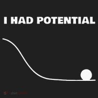 I Had Potential For Men Women Funny Physics Science Golf Towel thumb 3