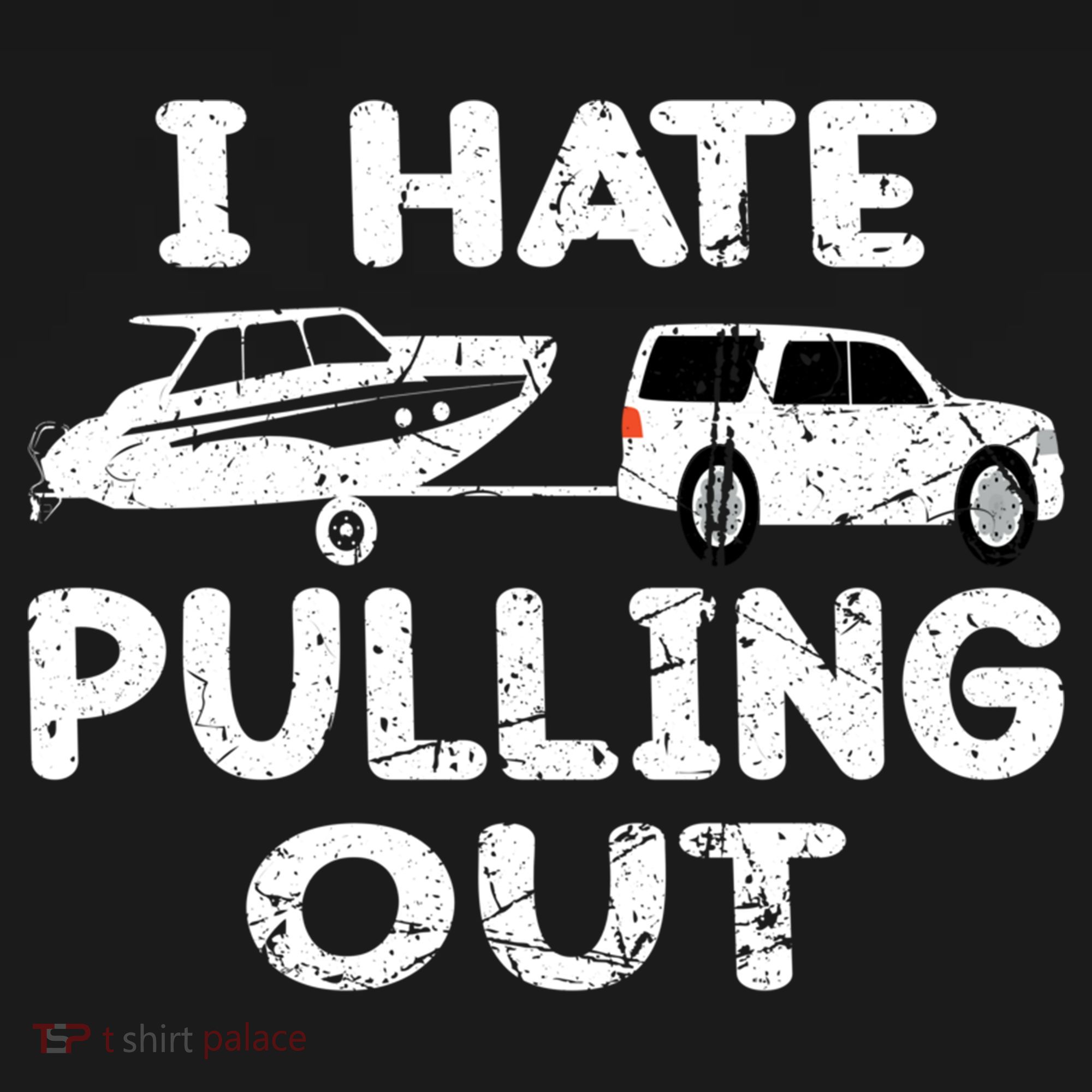 I Hate Pulling Out Retro Boating Boat Captain Gift Doggie Tank
