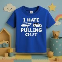I Hate Pulling Out Retro Boating Boat Captain Gift Toddler T-Shirt thumb 3