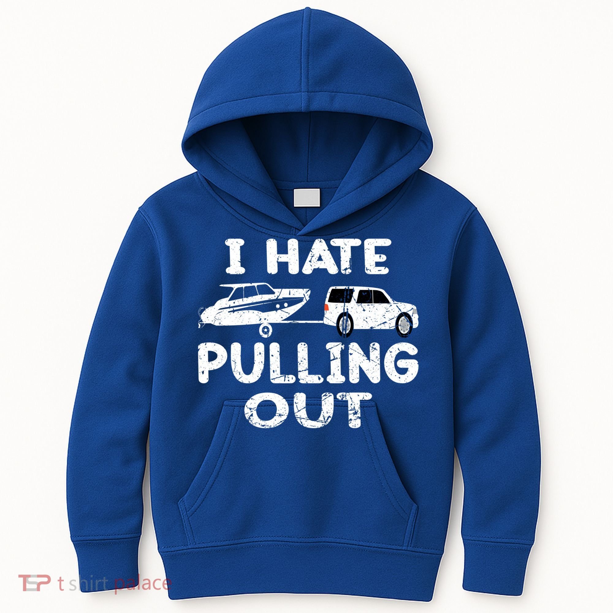 I Hate Pulling Out Retro Boating Boat Captain Gift Kids Hoodie