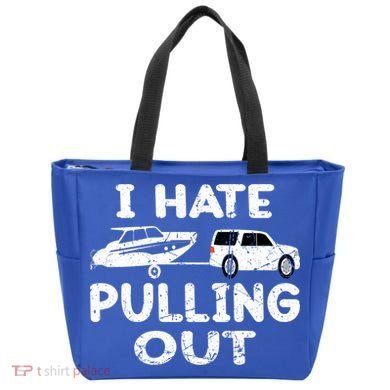 I Hate Pulling Out Retro Boating Boat Captain Gift Tote Bag