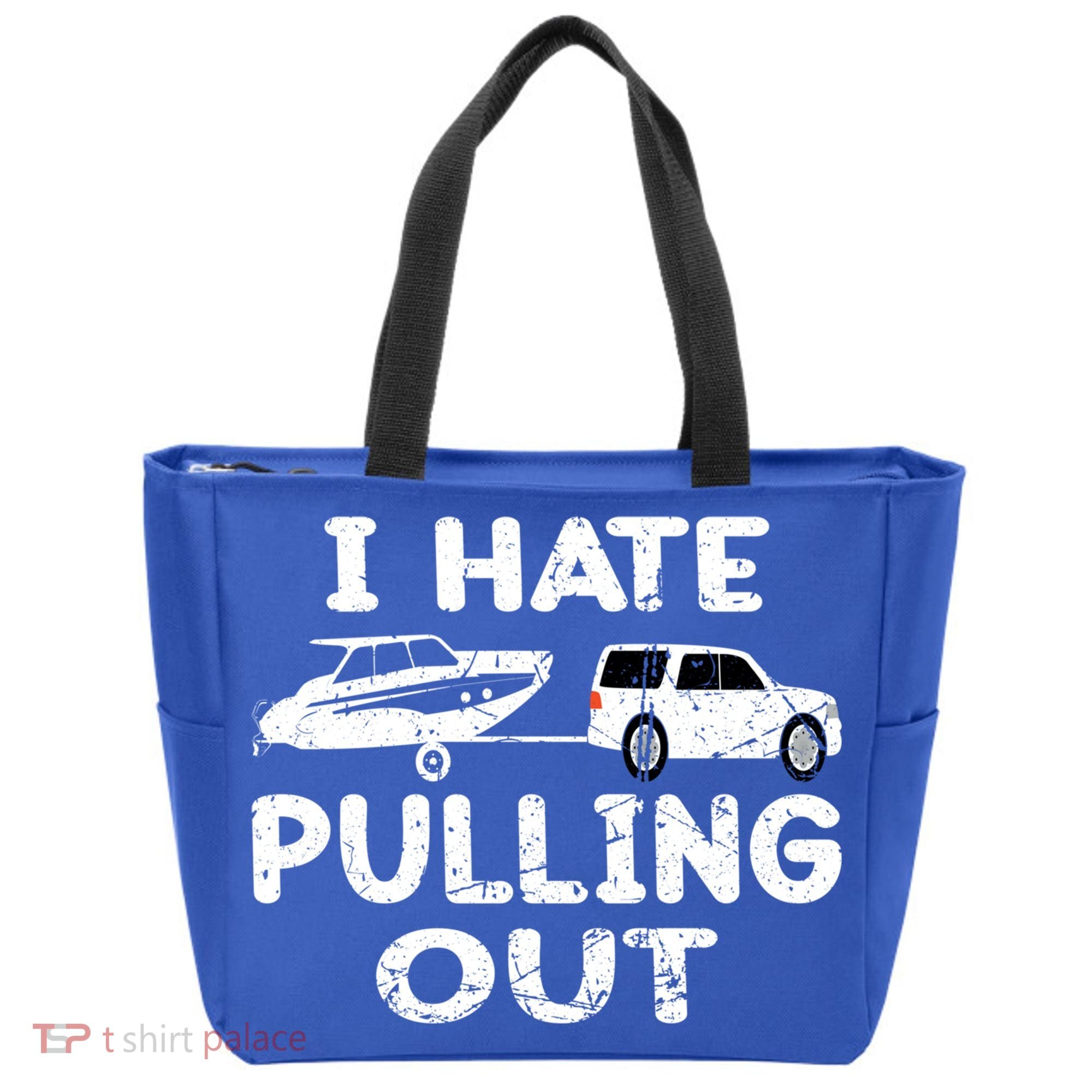 I Hate Pulling Out Retro Boating Boat Captain Gift Tote Bag